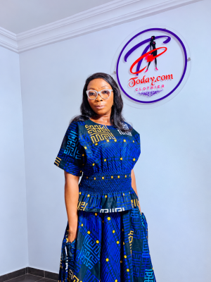 Smokey Ankara 2-Piece Set (Top & Skirt)