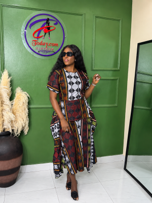 Heritage Print Top & Skirt Set